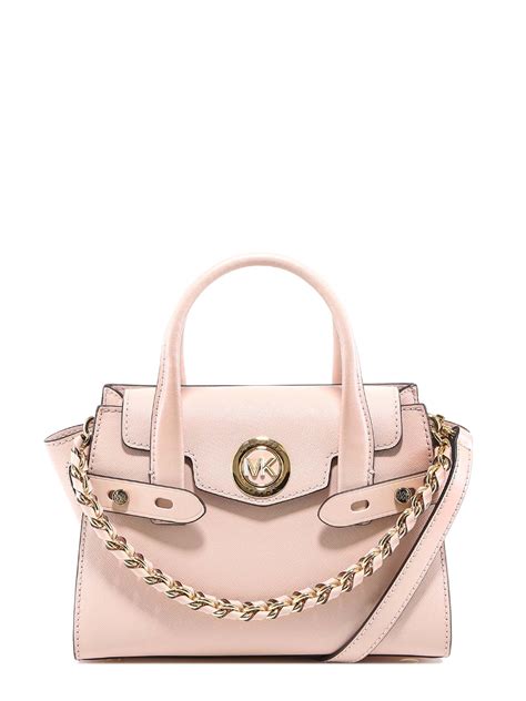 michael michael kors carmen extra-small saffiano leather belted satchel|michael kors edith large satchel.